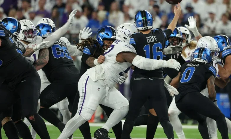 Lions, Vikings Week 17 snap counts: OL, Safeties unable to adapt to change