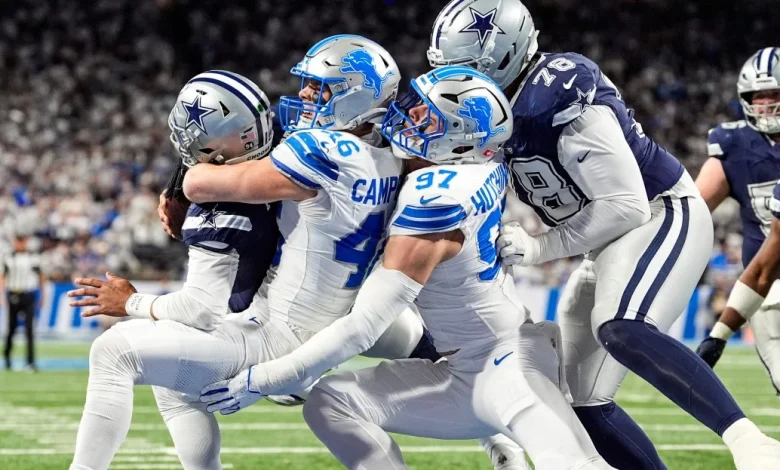 Lions vs. Cowboys snap counts: How Kelvin Sheppard saved the pass rush