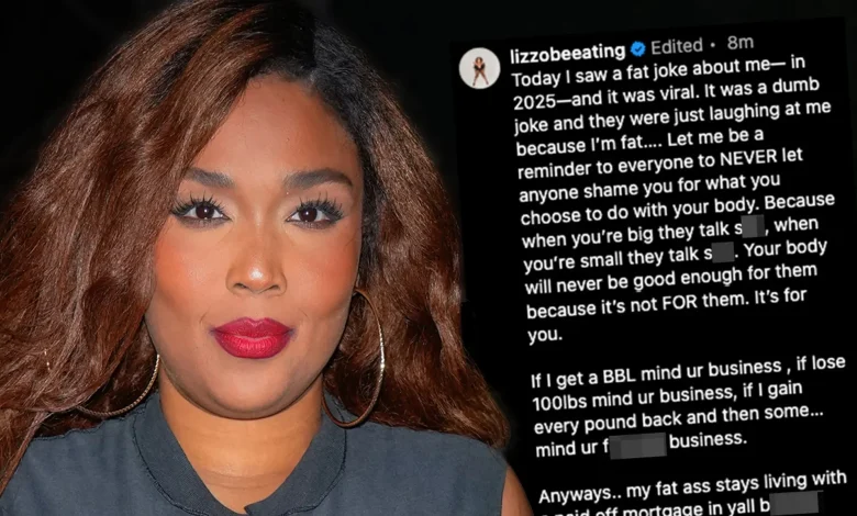 Lizzo Slams Trolls for 'Dumb Joke' About Her Weight in Fiery Instagram Post
