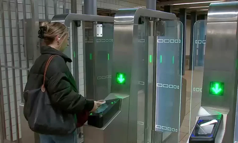 MTA unveils new turnstiles to crack down on subway train fare evaders
