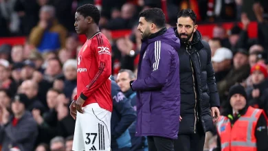 Mainoo's brother wears 'Free Kobbie' shirt at OT