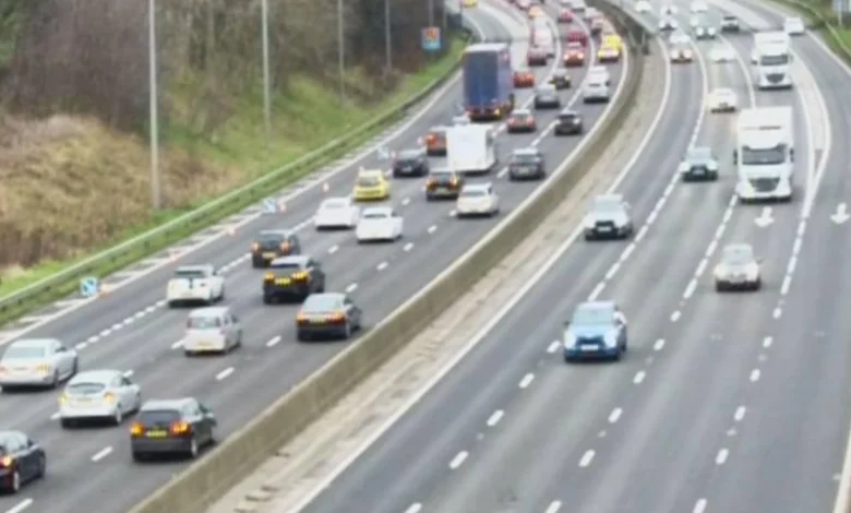Major UK motorway closed in BOTH directions due to crash