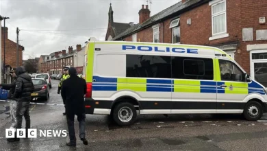 Major incident as two arrested on explosives offences and 200 homes evacuated in Derby