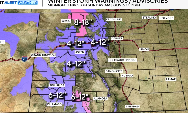 Major weather changes coming to Denver after Saturday
