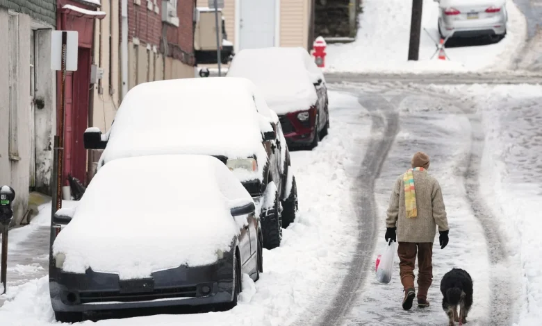 Major winter storm pummels the Northeast with ice and snow : NPR