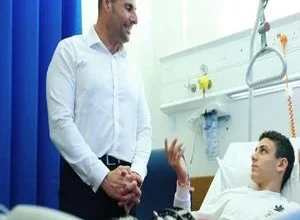 Malta Prime Minister visits Gaza boy recovering at hospital