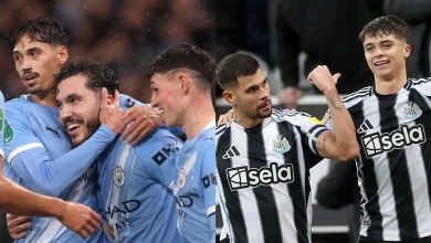 Man City and Newcastle advance to semi-finals