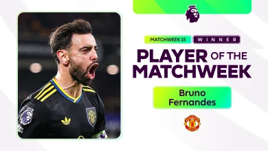 Man Utd star Fernandes voted Player of the Matchweek