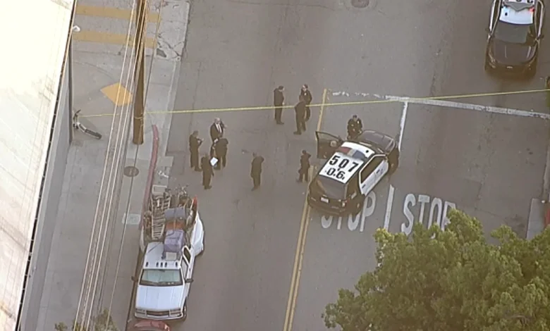 Man fatally shot by police in Hollywood was 'speaking to ghosts,' armed with knife, LAPD says