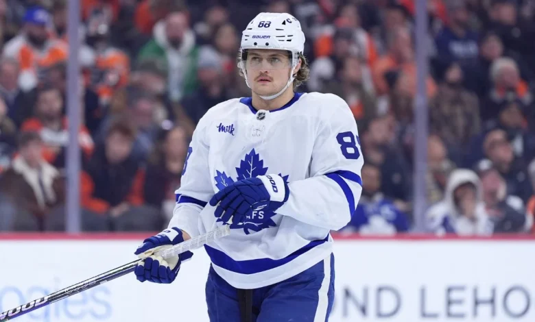 Maple Leafs' Nylander out vs. Red Wings, day-to-day with lower-body injury