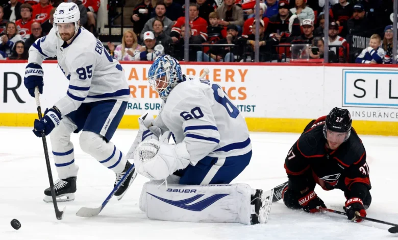 Maple Leafs place Joseph Woll on injured reserve, recall Artur Akhtyamov