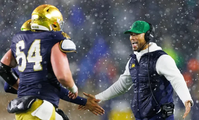 Marcus Freeman makes Notre Dame's CFP case: 'Who's the best team now?'