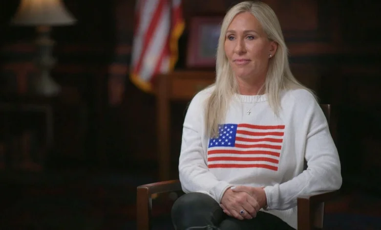 Marjorie Taylor Greene says Republicans "terrified to step out of line" when it comes to Trump