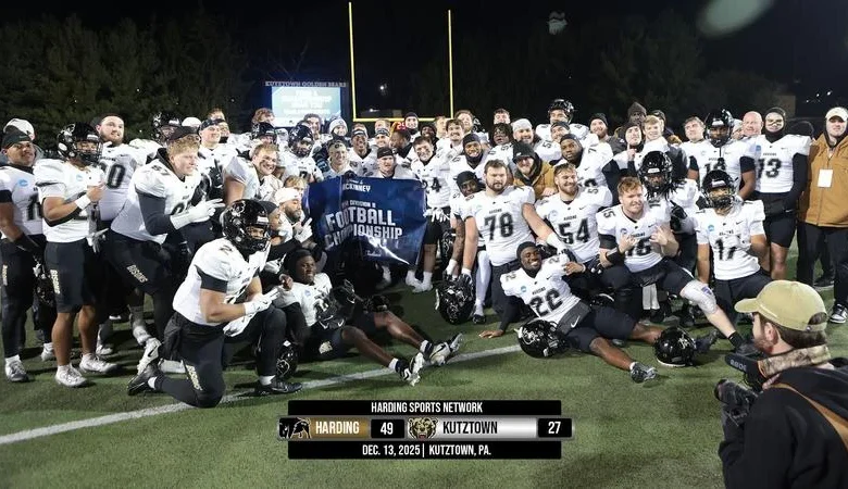 McKinney Bound: Miller’s 4 TDs, Keylon’s Historic Win Power Harding Past Kutztown into National Championship