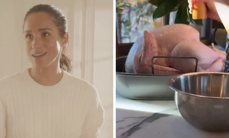 Meghan Markle Brutally Mocked For 'Gross' Thanksgiving Turkey Faux Pas