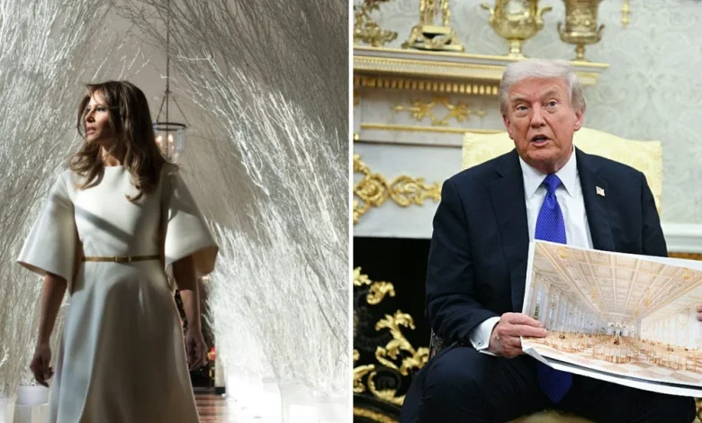 Melania Trump's Christmas Decor Signals Shift in Trump White House