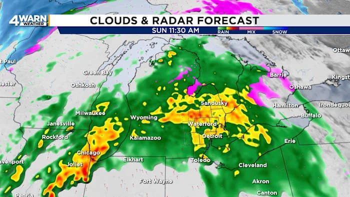 Metro Detroit sees calm before storm bringing high winds, rain and snow