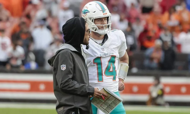 Miami Dolphins QB Tua Tagovailoa benched; Ewers to start