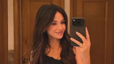 Michelle Keegan's baby daughter Palma's first Christmas party dress is adorable – and so tiny