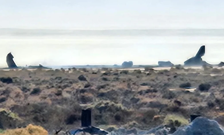 Military plane crashes near Death Valley