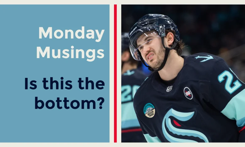 Monday Musings: Is this the bottom for the Seattle Kraken?