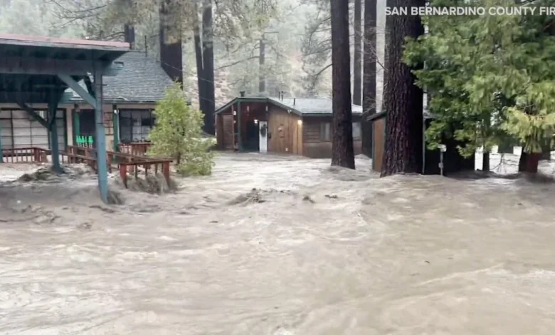 More downpours in store for soaked California with additional mudslides and debris flows possible