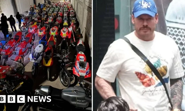 Motorcycles worth $40m seized from FBI most-wanted Olympic snowboarder