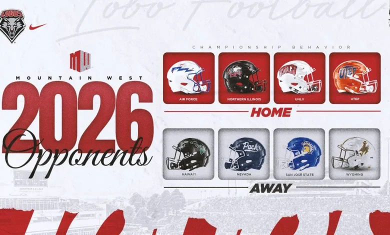 Mountain West Announces the 2026 Home, Road Opponents - New Mexico Lobos