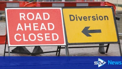Multiple overturned vehicles on M74 as crashes shut motorway