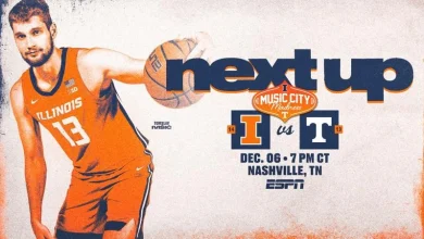 Music City Madness Pits #14 Illinois vs. #13 Tennessee Saturday Night in Nashville
