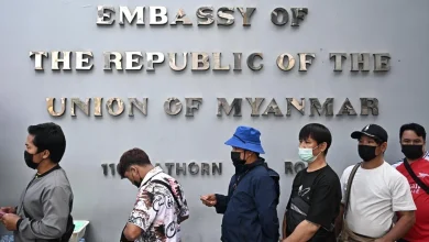 Myanmar citizens head to early polls in Bangkok
