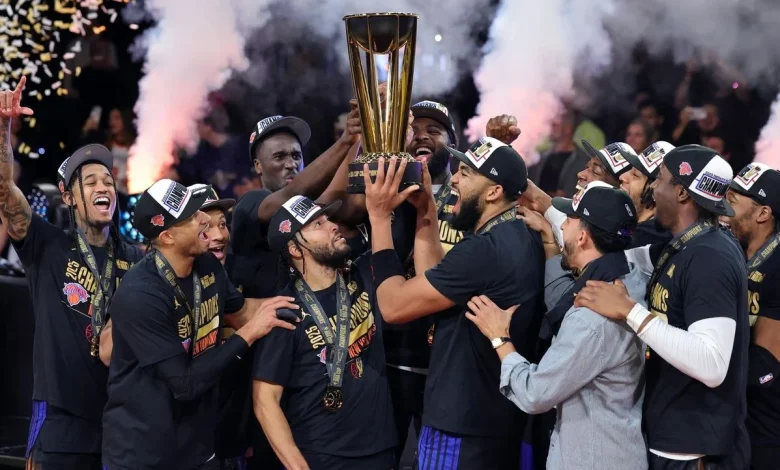 NBA Cup: Knicks' OG Anunoby, Jalen Brunson bring a title back to NY