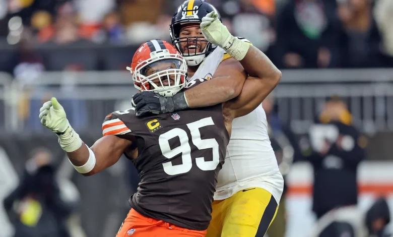 NFL sack record 2025: Browns' Garrett claims Steelers prioritized stopping him