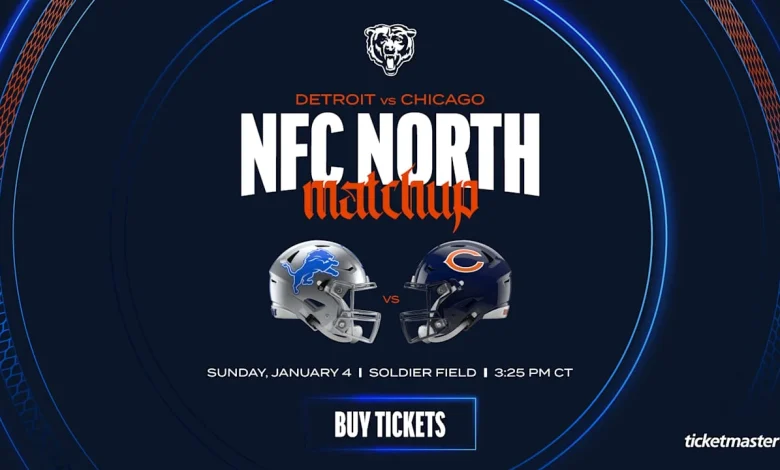 NFL sets kickoff time for Bears-Lions season finale - Chicago Bears