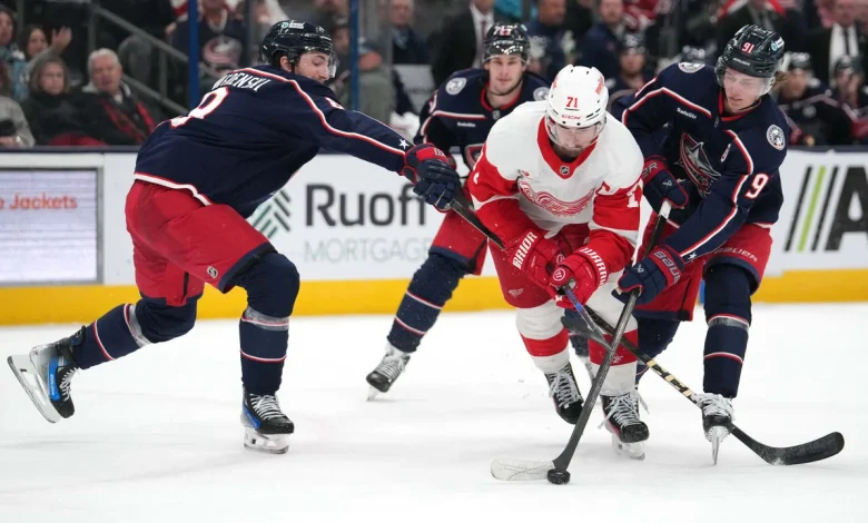 NHL On Tap: U.S. Olympic hopefuls take ice when Red Wings visit Blue Jackets