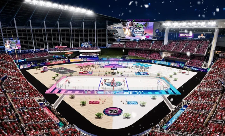 NHL reveals rendering of loanDepot park design for Winter Classic