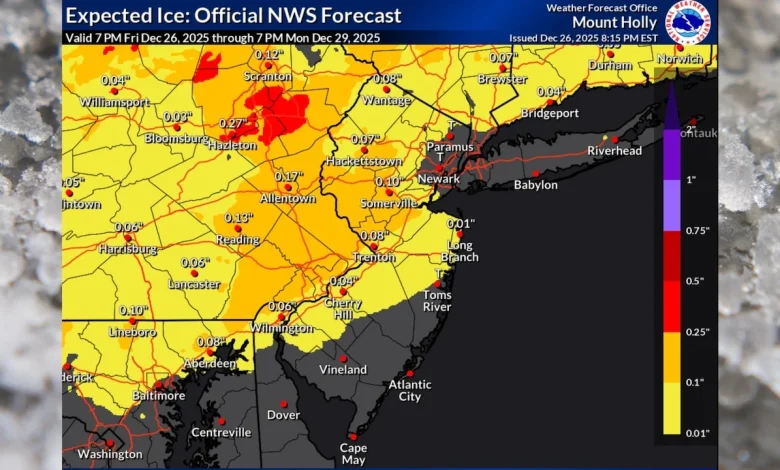 N.J. weather: Ice emerging as major concern in tonight’s winter storm. Snowfall totals cut.
