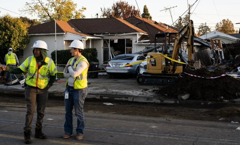 NTSB investigates gas line strike after explosion injures six near Hayward