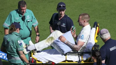 NZ vs WI, 2nd Test - Blair Tickner stretchered off after shoulder injury