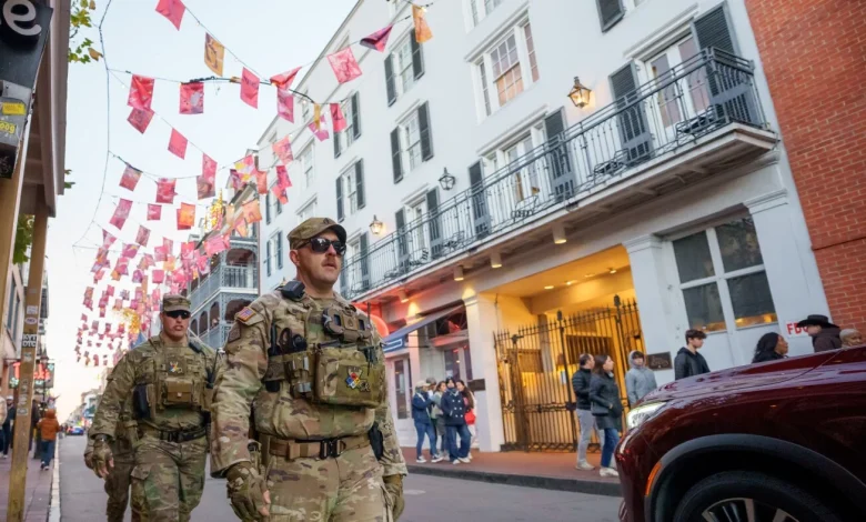National Guard arrives in New Orleans for 1st New Year's since Bourbon Street attack : NPR