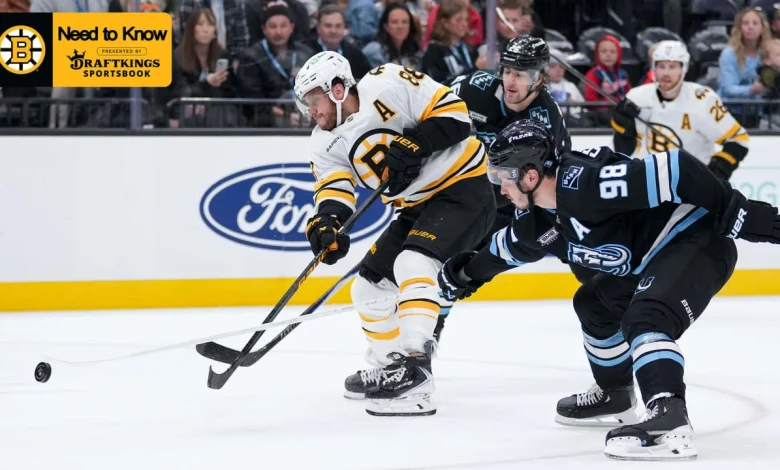 Need to Know: Bruins vs. Mammoth