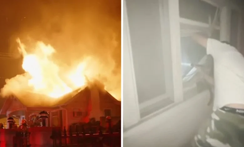 Neighbors rush to help as deadly Alhambra fire tears through home; 1 person dead, several hurt