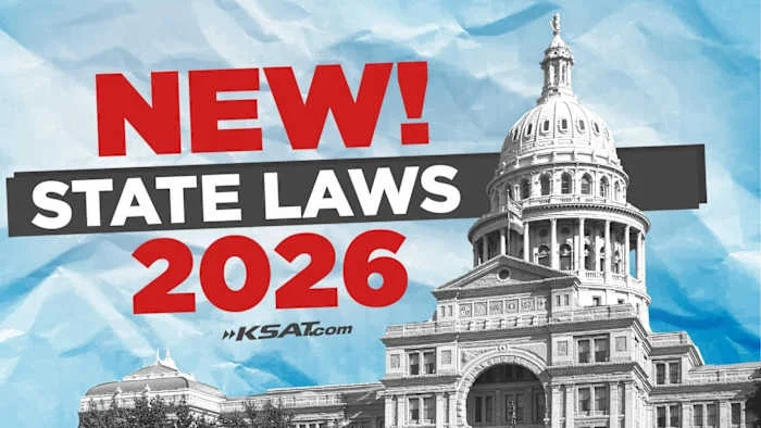 New Texas laws going into effect on Jan. 1, 2026
