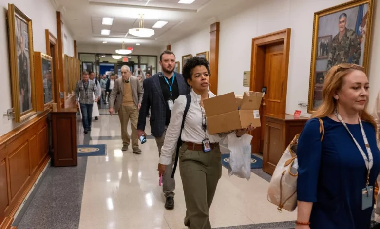 New York Times sues Defense Secretary Hegseth over media policy : NPR