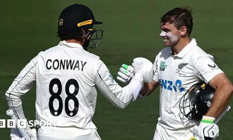 New Zealand v West Indies: Dean Conway & Tom Latham share 323-run stand