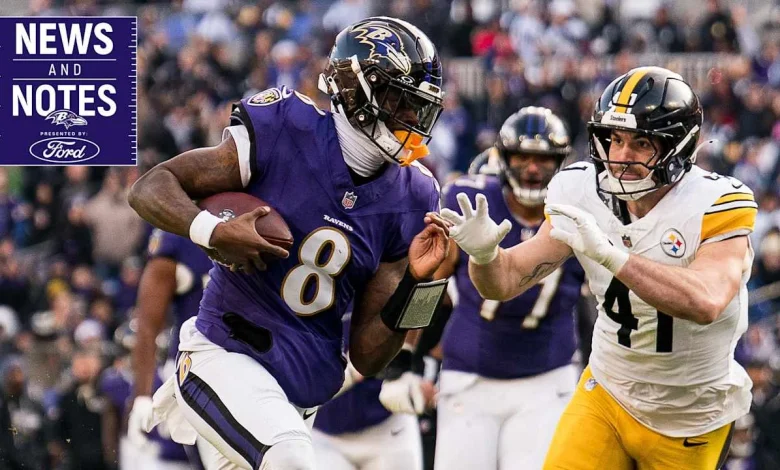 News & Notes: Lamar Jackson's Status Undetermined, But There's Optimism - Ravens Home | Baltimore Ravens – baltimoreravens.com