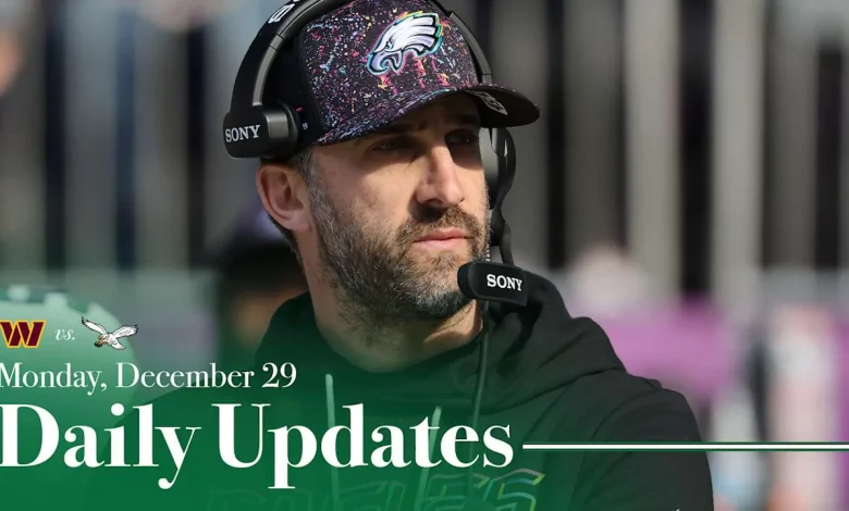 Nick Sirianni on if the Eagles will rest starters in Week 18