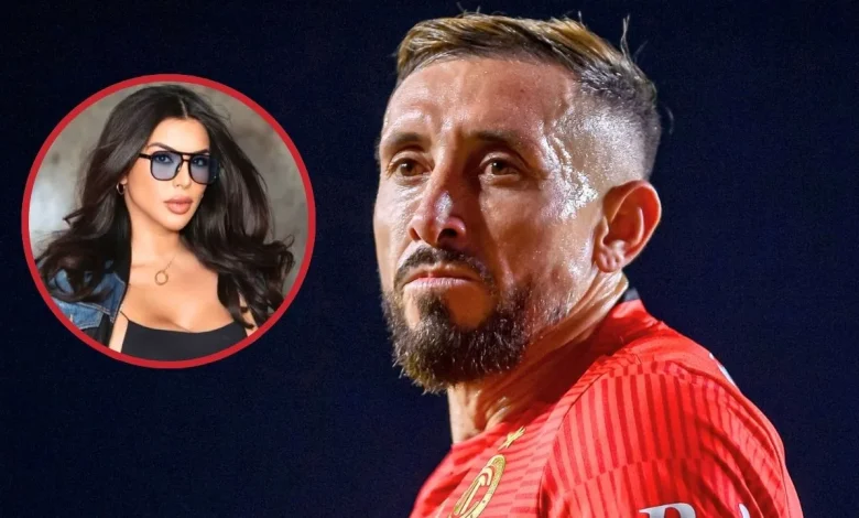 Niegan su romance, pero famosa actriz apoya a Héctor Herrera en el Toluca vs Tigres en la Final de Vuelta