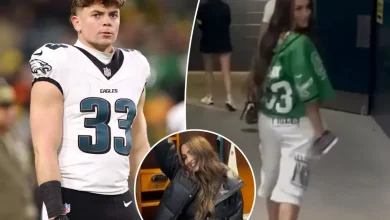 Nikki Bella fans flames of Cooper DeJean dating rumors by rocking Eagles star’s jersey in new video
