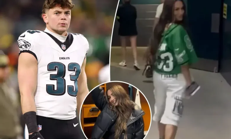 Nikki Bella fans flames of Cooper DeJean dating rumors by rocking Eagles star’s jersey in new video